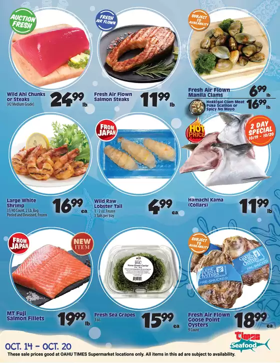 Times Supermarkets catalogue | Seafood Specials | 2026-10-14T00:00:00.000Z - 2026-10-20T00:00:00.000Z