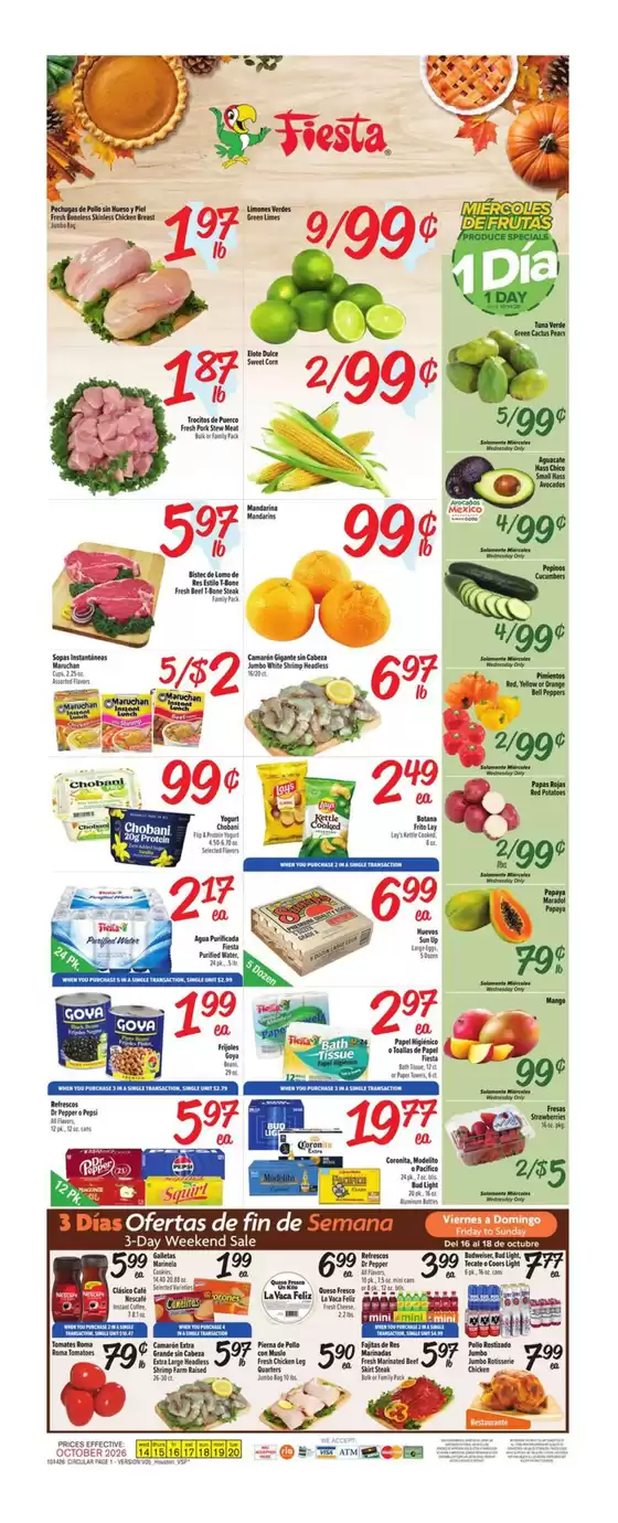Fiesta Mart catalogue | Exclusive bargains | 2026-10-14T00:00:00.000Z - 2026-10-20T00:00:00.000Z