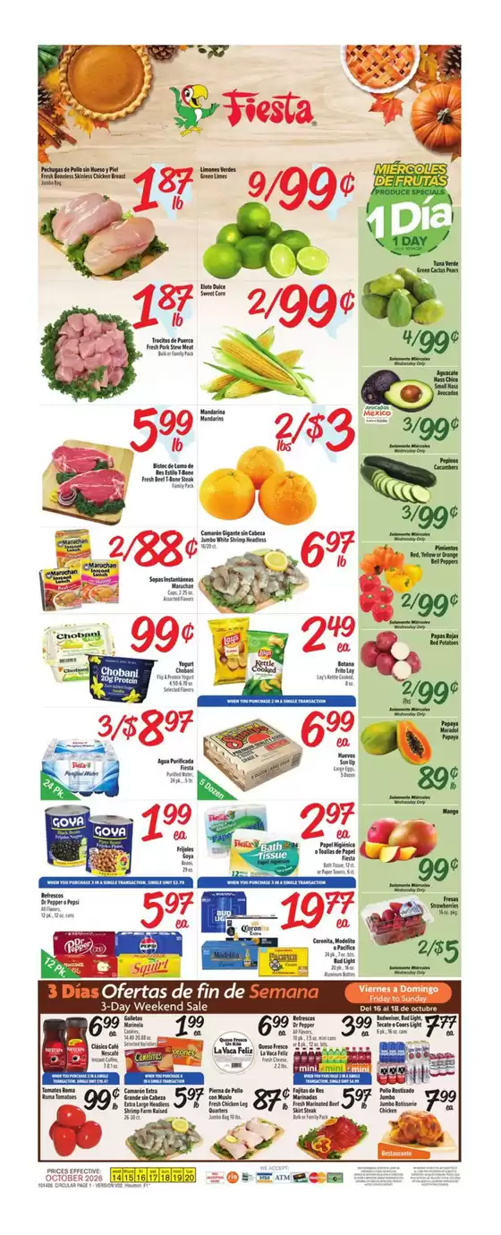 Fiesta Mart catalogue | Weekly Ad | 2026-10-14T00:00:00.000Z - 2026-10-20T00:00:00.000Z