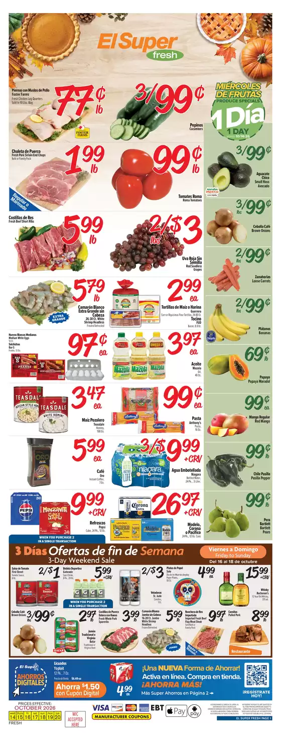 El Super catalogue | Top offers for all bargain hunters | 2026-10-14T00:00:00.000Z - 2026-10-20T00:00:00.000Z