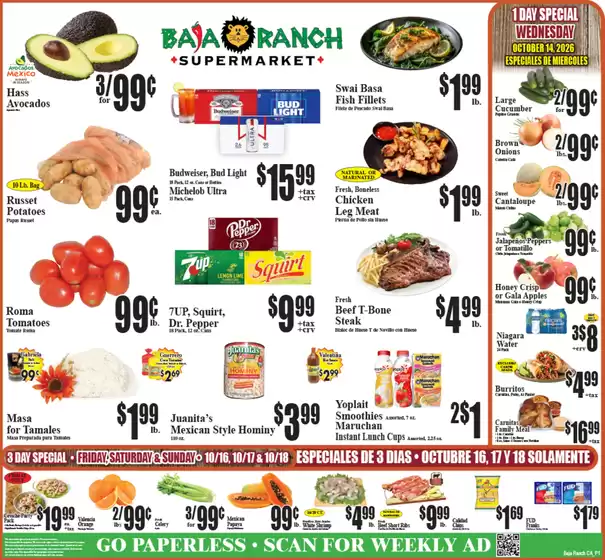 Baja Ranch catalogue | Baja Ranch weekly ad | 2026-10-14T00:00:00.000Z - 2026-10-20T00:00:00.000Z