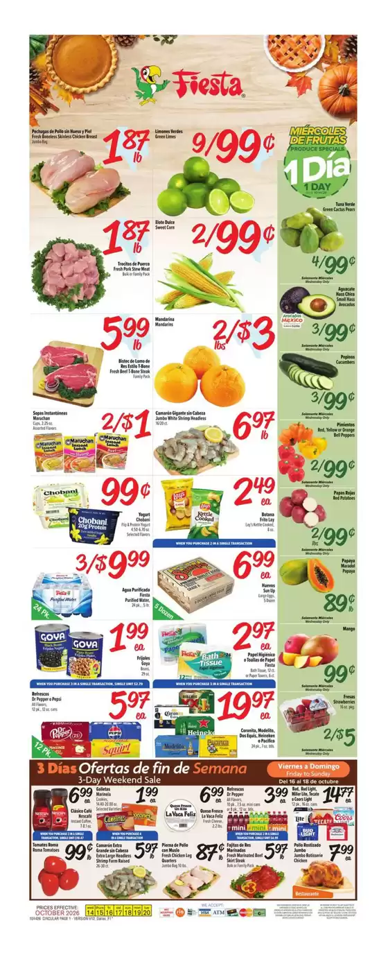 Fiesta Mart catalogue | Our best deals for you | 2026-10-14T00:00:00.000Z - 2026-10-20T00:00:00.000Z