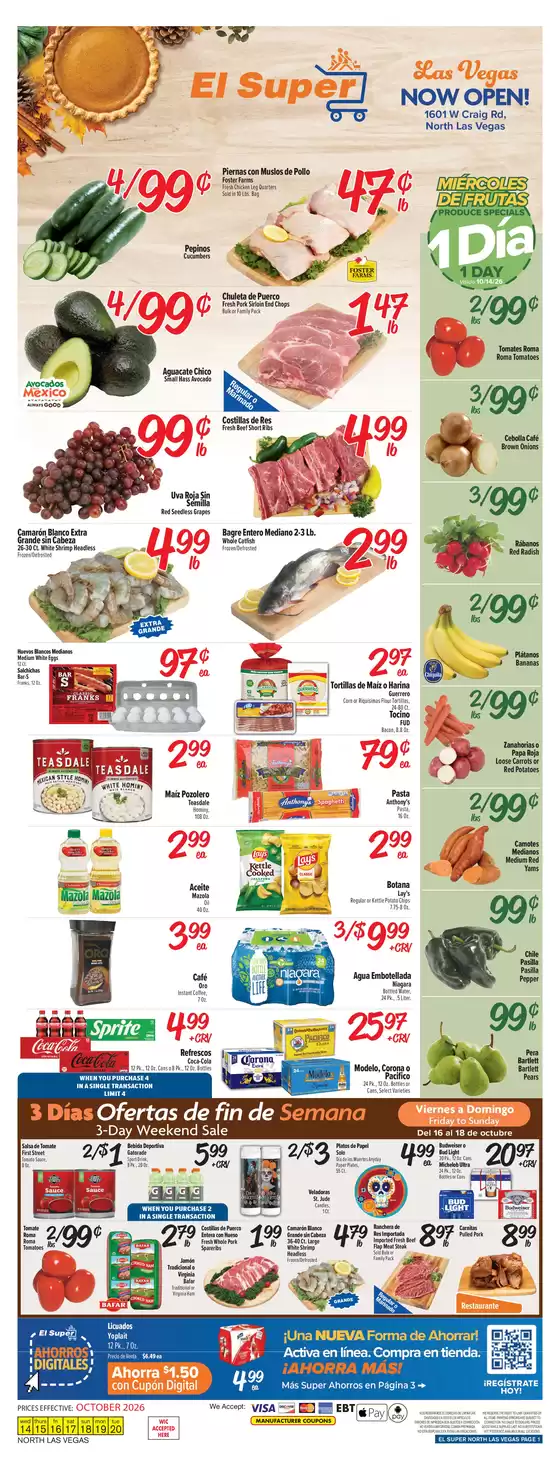 El Super catalogue in Tujunga CA | Exclusive deals and bargains | 2026-10-14T00:00:00.000Z - 2026-10-20T00:00:00.000Z