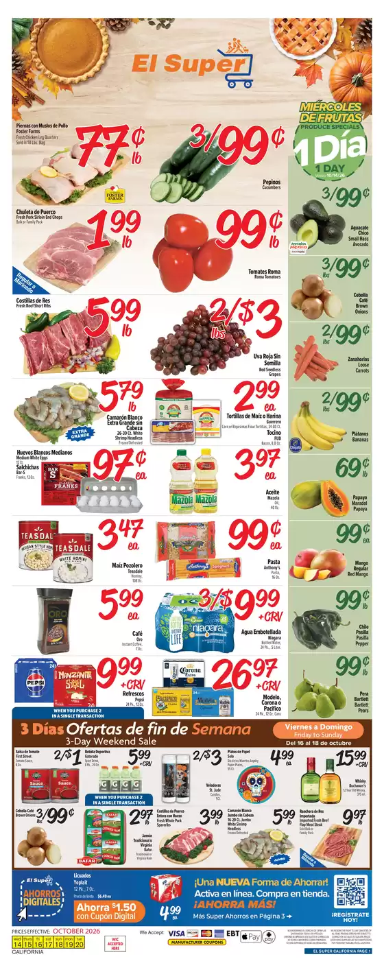 El Super catalogue in Tujunga CA | Our best offers for you | 2026-10-14T00:00:00.000Z - 2026-10-20T00:00:00.000Z