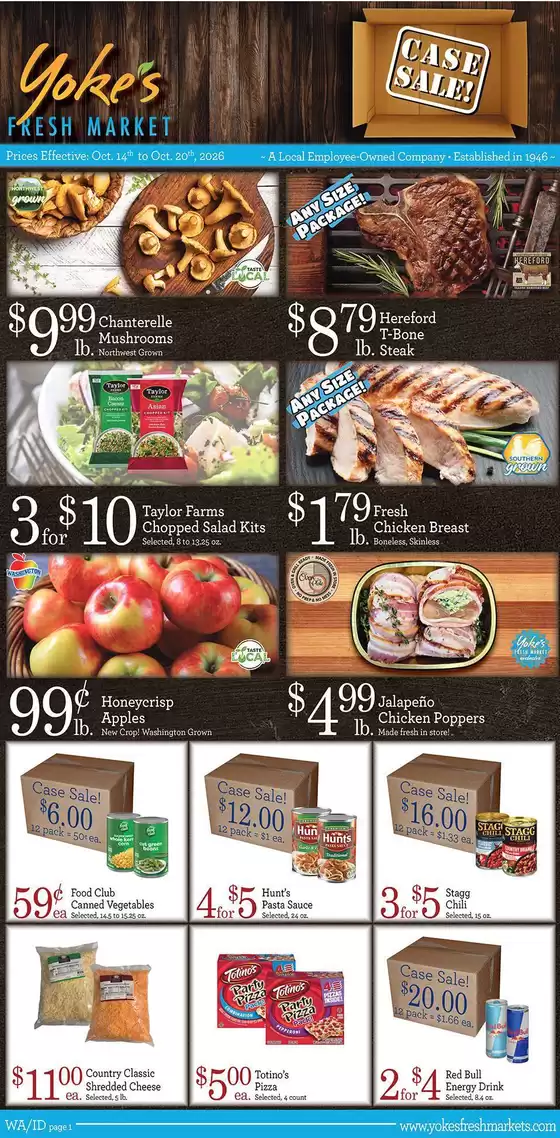 Yoke's Fresh Market catalogue in Spokane WA | Yoke's Fresh Market Weekly Ad | 2026-10-14T00:00:00.000Z - 2026-10-20T00:00:00.000Z
