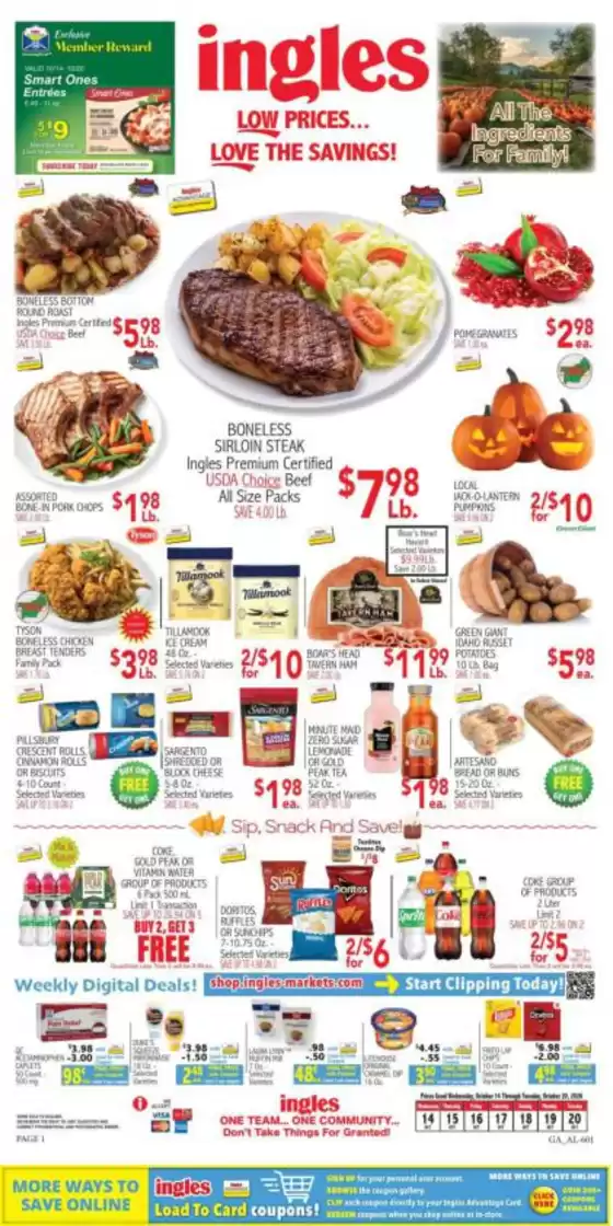 Ingles Markets catalogue | Ingles Markets weekly ad | 2026-10-14T00:00:00.000Z - 2026-10-20T00:00:00.000Z
