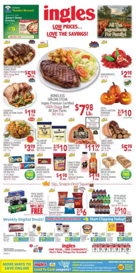 Ingles Markets catalogue | Great offer for bargain hunters | 2026-10-14T00:00:00.000Z - 2026-10-20T00:00:00.000Z