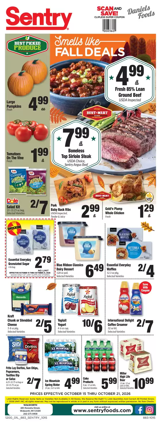 Sentry catalogue in Capron IL | Weekly Ad | 2026-10-15T00:00:00.000Z - 2026-10-21T00:00:00.000Z