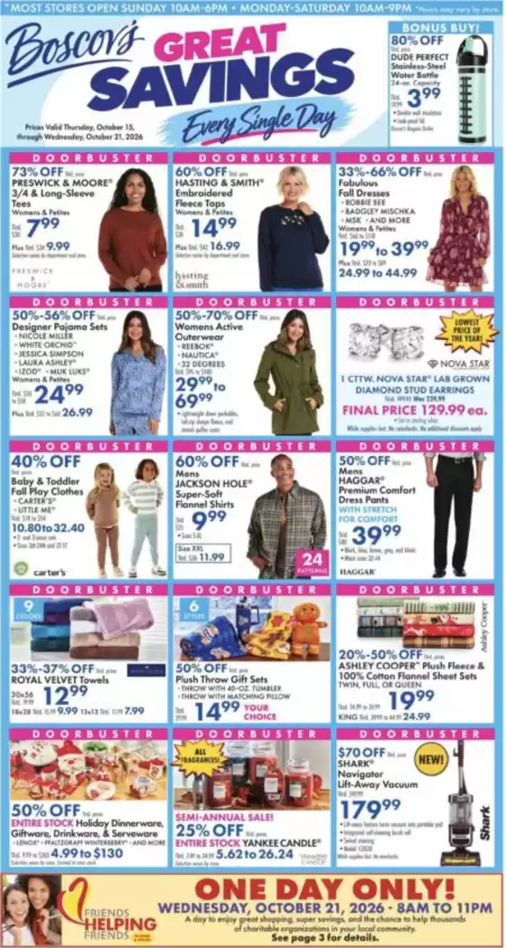 Boscov's catalogue in Warrington PA | Weekly Ads Boscov's | 2026-10-15T00:00:00.000Z - 2026-10-21T00:00:00.000Z