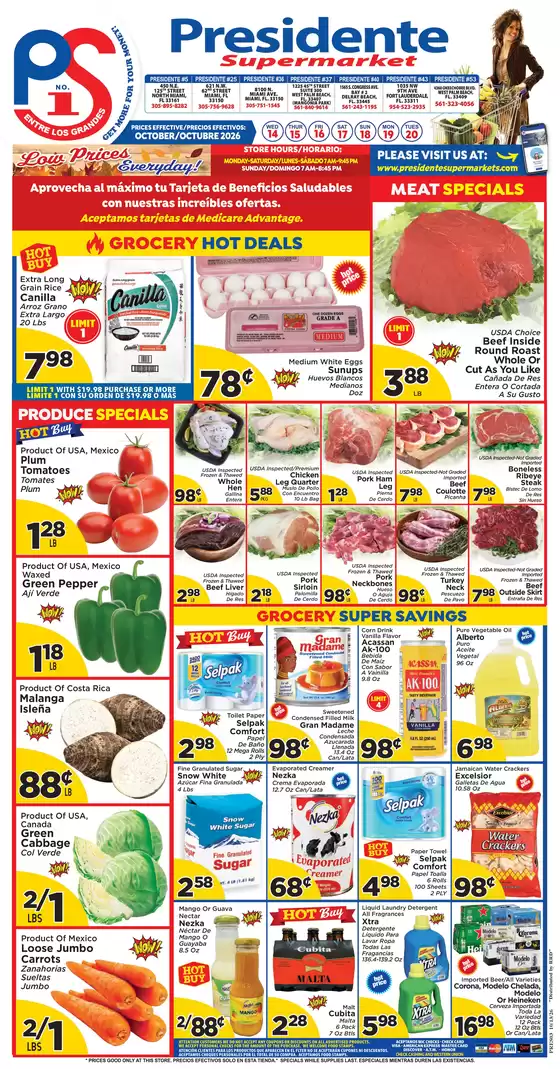 Presidente catalogue | Current deals and offers | 2026-10-14T00:00:00.000Z - 2026-10-20T00:00:00.000Z