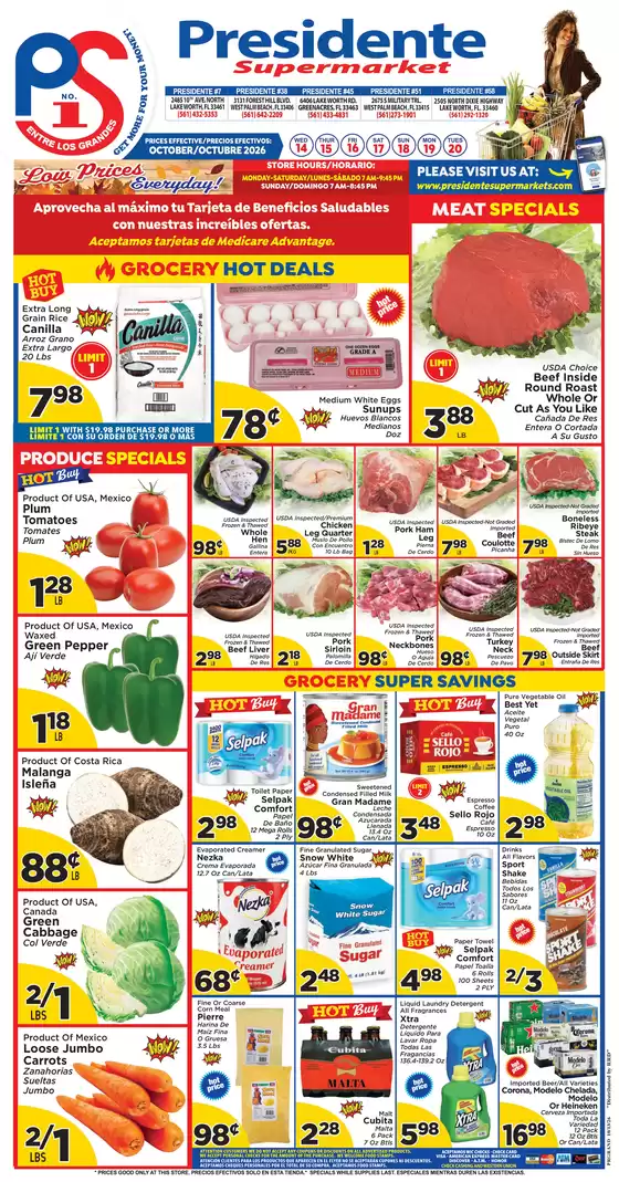 Presidente catalogue | Save now with our deals | 2026-10-14T00:00:00.000Z - 2026-10-20T00:00:00.000Z