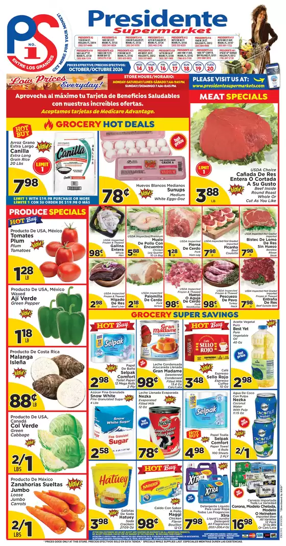 Presidente catalogue | Presidente weekly ad | 2026-10-14T00:00:00.000Z - 2026-10-20T00:00:00.000Z
