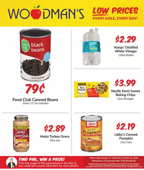Woodman's catalogue in Streamwood IL | Current bargains and offers | 2026-10-15T00:00:00.000Z - 2026-10-21T00:00:00.000Z