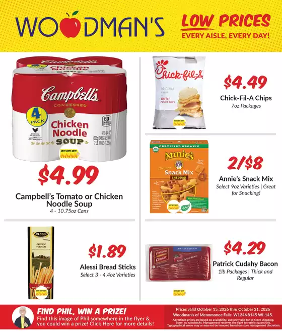 Woodman's catalogue | Our best bargains | 2026-10-15T00:00:00.000Z - 2026-10-21T00:00:00.000Z