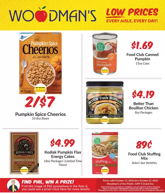 Woodman's catalogue | Top deals and discounts | 2026-10-15T00:00:00.000Z - 2026-10-21T00:00:00.000Z