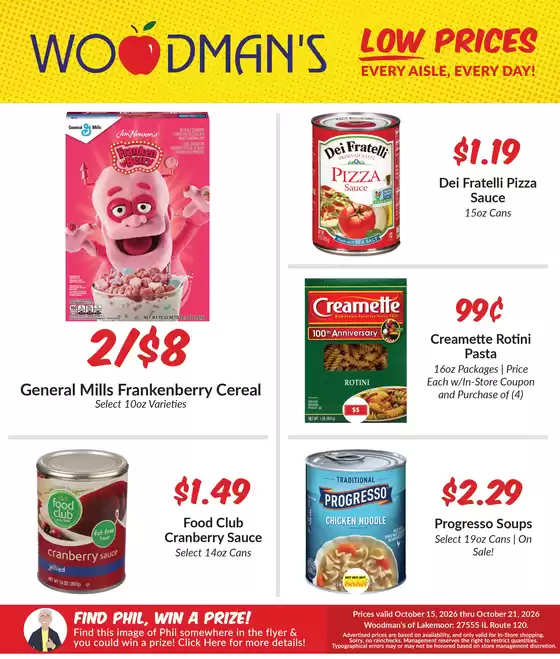 Woodman's catalogue | Special offers for you | 2026-10-15T00:00:00.000Z - 2026-10-21T00:00:00.000Z