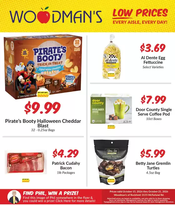 Woodman's catalogue | Attractive special offers for everyone | 2026-10-15T00:00:00.000Z - 2026-10-21T00:00:00.000Z