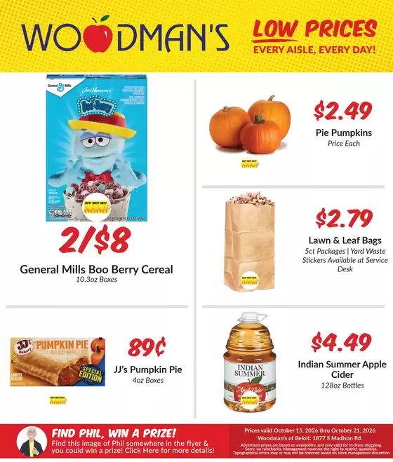 Woodman's catalogue in South Beloit IL | Save now with our deals | 2026-10-15T00:00:00.000Z - 2026-10-21T00:00:00.000Z