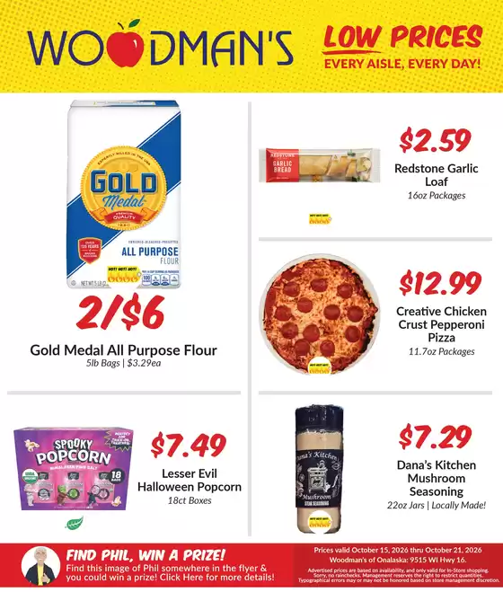 Woodman's catalogue | Our best offers for you | 2026-10-15T00:00:00.000Z - 2026-10-21T00:00:00.000Z