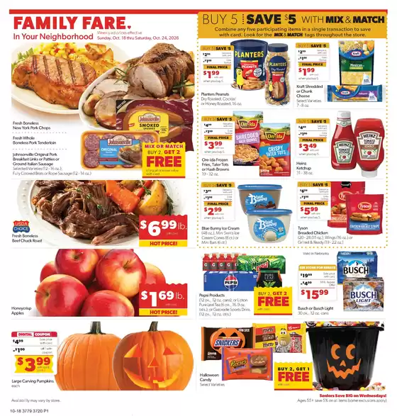 Family Fare catalogue in Bellevue NE | Current special promotions | 2026-10-16T00:00:00.000Z - 2026-10-17T00:00:00.000Z