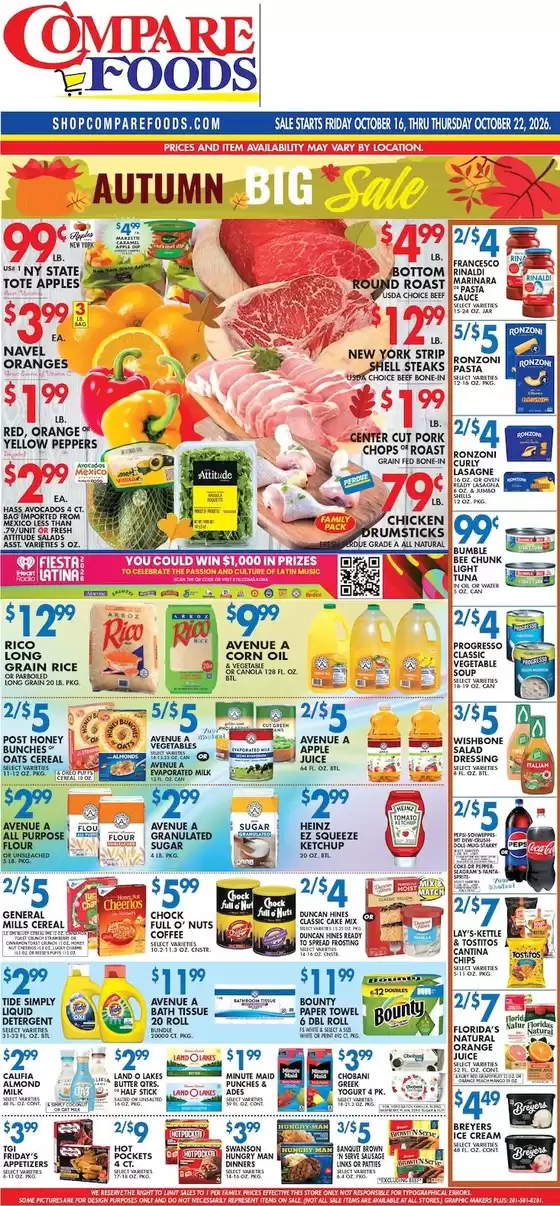 Compare Foods catalogue | Compare Foods weekly ad | 2026-10-16T00:00:00.000Z - 2026-10-22T00:00:00.000Z