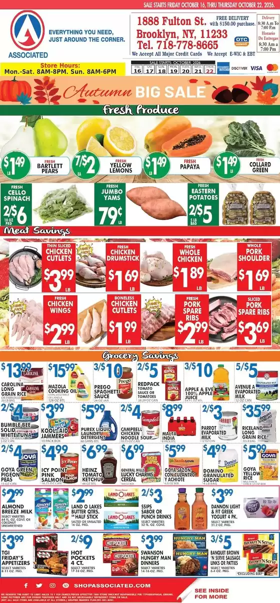 Associated catalogue | Great offer for all customers | 2026-10-16T00:00:00.000Z - 2026-10-22T00:00:00.000Z