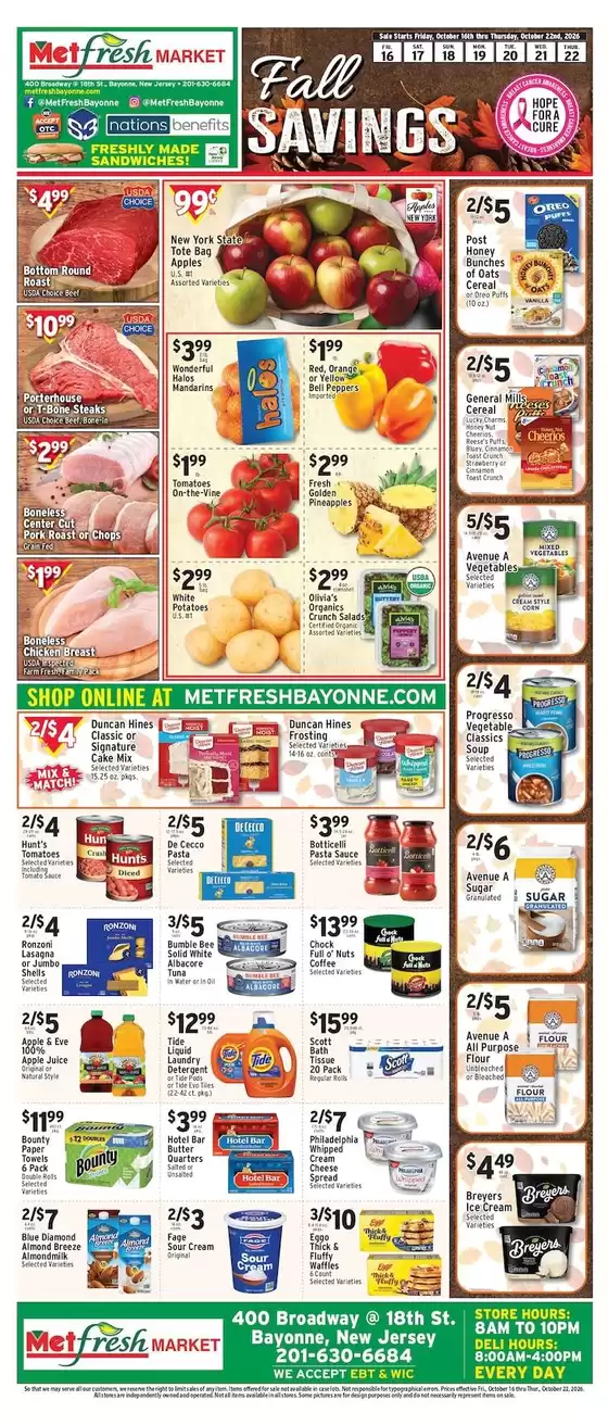 Met Foodmarkets catalogue | Met Foodmarkets weekly ad | 2026-10-16T00:00:00.000Z - 2026-10-22T00:00:00.000Z