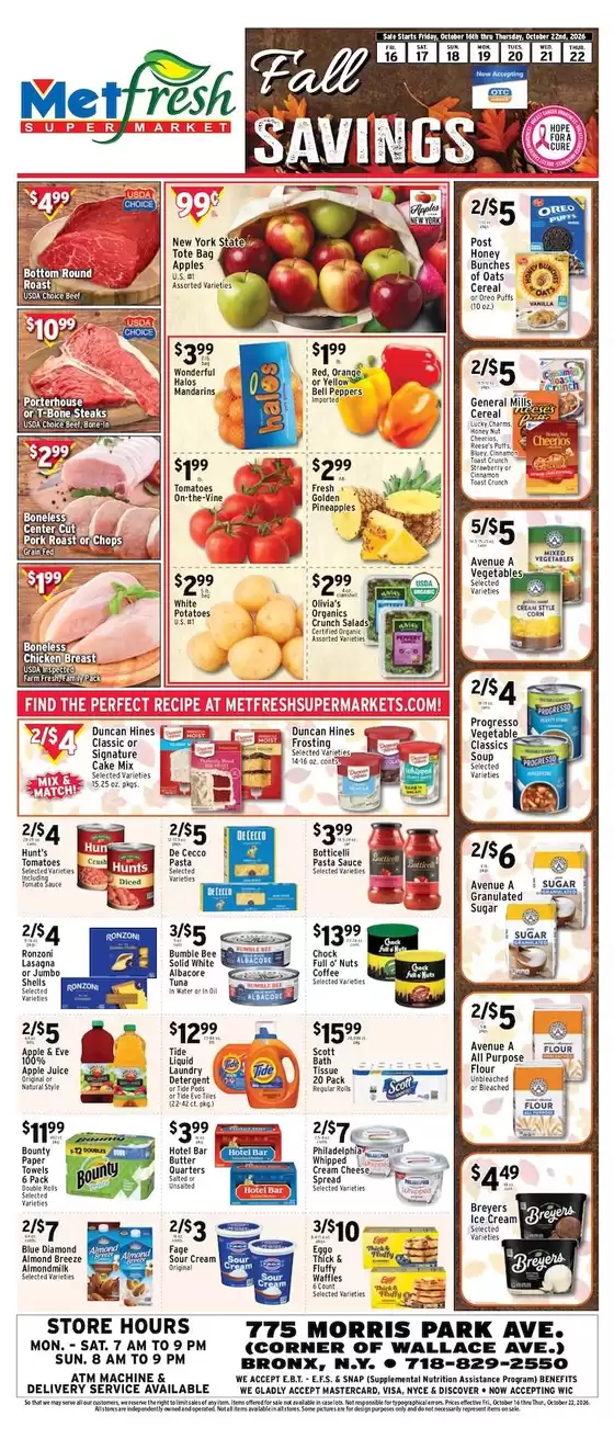 Met Foodmarkets catalogue | Special offers for you | 2026-10-16T00:00:00.000Z - 2026-10-22T00:00:00.000Z