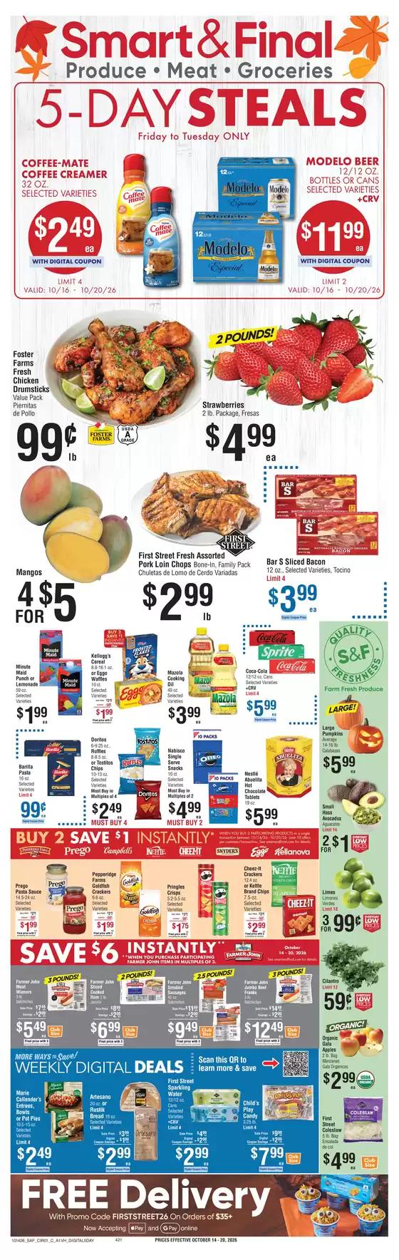 Smart & Final catalogue in Temple City CA | Great offer for all customers | 2026-10-16T00:00:00.000Z - 2026-10-20T00:00:00.000Z