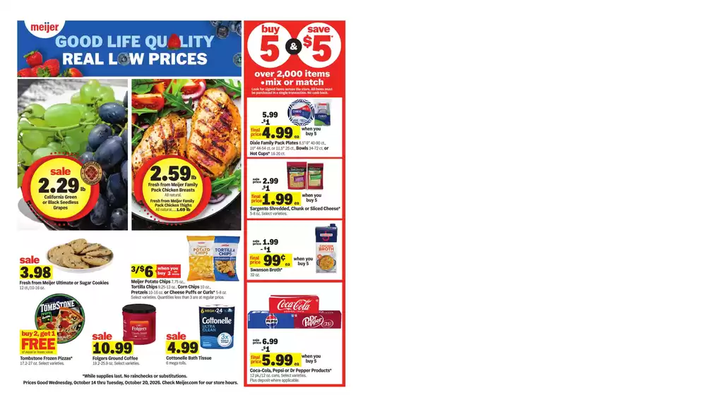Meijer catalogue | Top deals and discounts | 2026-10-14T00:00:00.000Z - 2026-10-20T00:00:00.000Z
