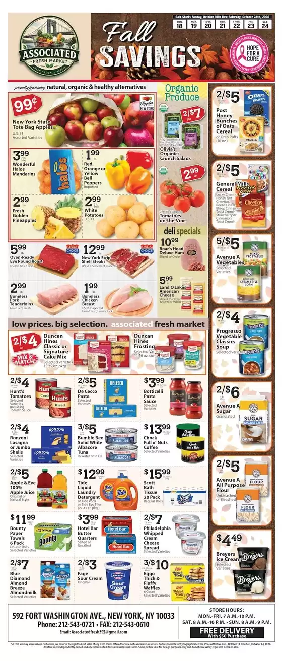 Associated catalogue | Top offers for all bargain hunters | 2026-10-18T00:00:00.000Z - 2026-10-24T00:00:00.000Z