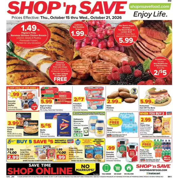 Shop 'n Save catalogue | Exclusive bargains | 2026-10-15T00:00:00.000Z - 2026-10-21T00:00:00.000Z