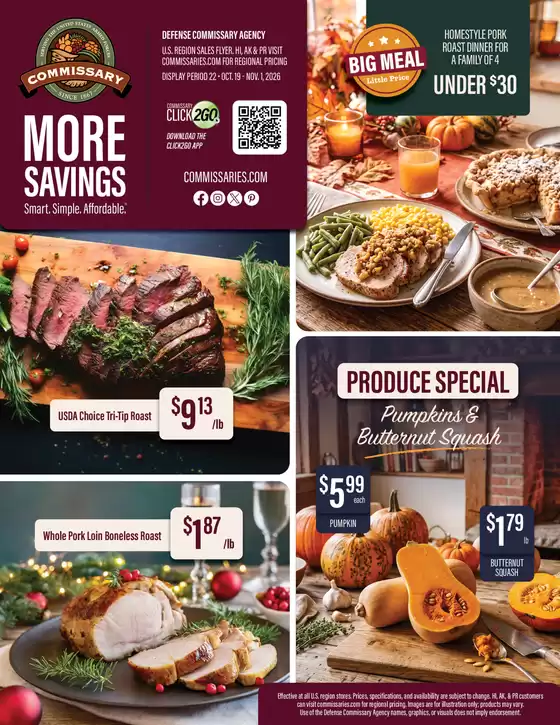 Commissary catalogue in Lake Stevens WA | Flyer Commissary | 2026-10-19T00:00:00.000Z - 2026-11-01T00:00:00.000Z