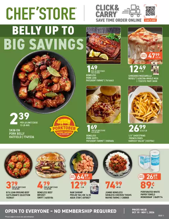 Chef'Store catalogue | Save now with our deals | 2026-10-19T00:00:00.000Z - 2026-11-01T00:00:00.000Z