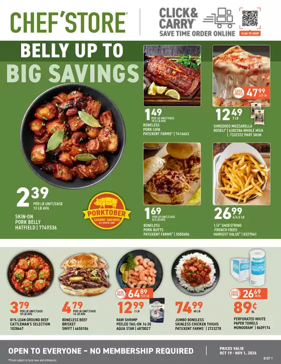 Chef'Store catalogue in Garland TX | Special offers for you | 2026-10-19T00:00:00.000Z - 2026-11-01T00:00:00.000Z