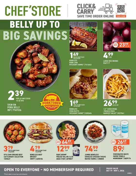 Chef'Store catalogue | Chef'Store weekly ad | 2026-10-19T00:00:00.000Z - 2026-11-01T00:00:00.000Z