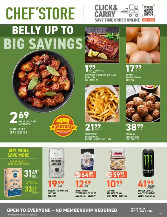 Chef'Store catalogue in Antioch CA | Great discounts on selected products | 2026-10-19T00:00:00.000Z - 2026-11-01T00:00:00.000Z