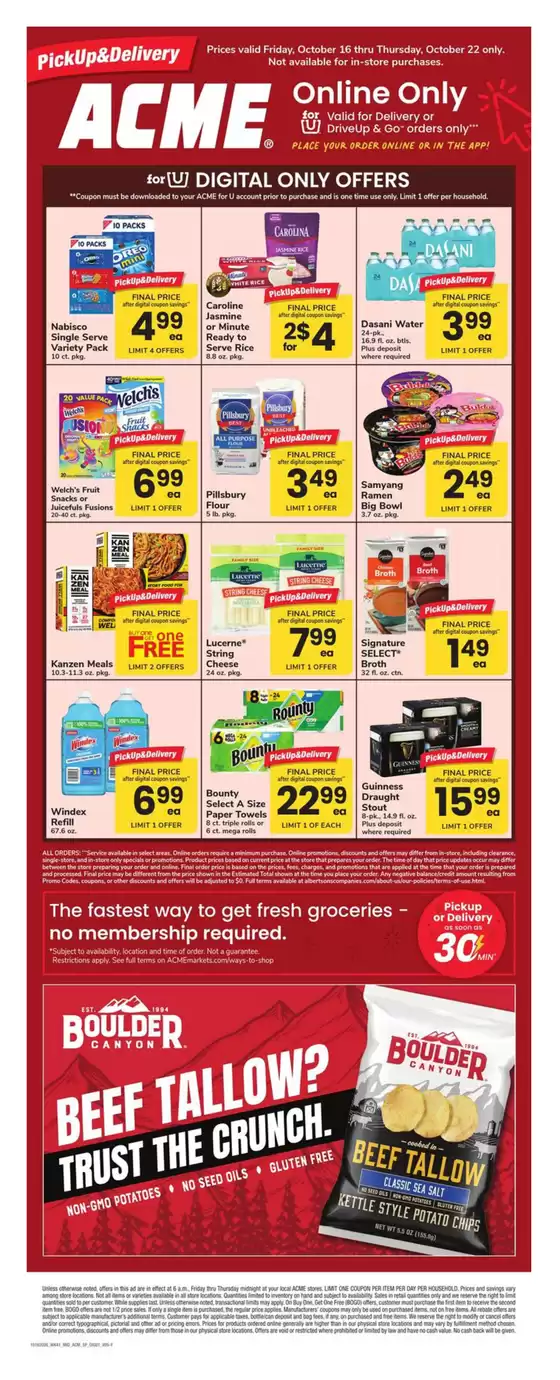 ACME catalogue in Riverside CT | Acme Markets - SP | 2026-10-16T00:00:00.000Z - 2026-10-22T00:00:00.000Z
