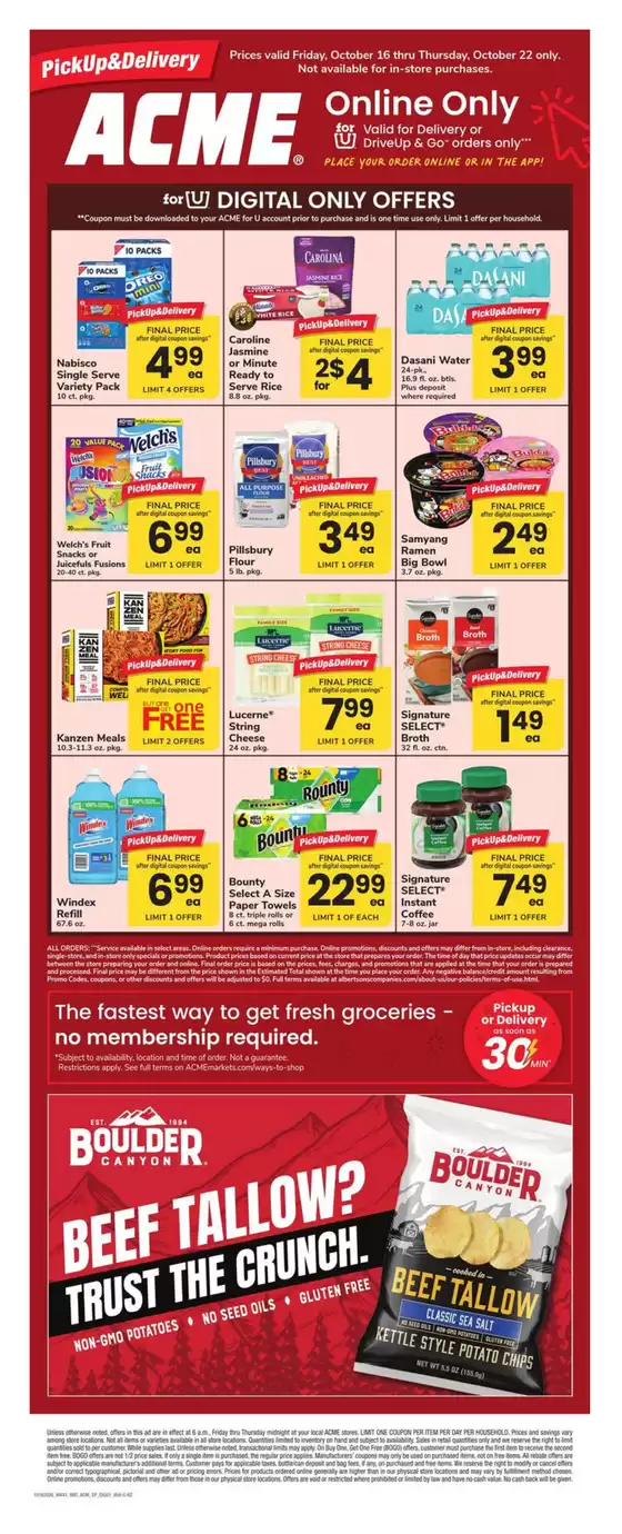 ACME catalogue | Acme Markets - SP | 2026-10-16T00:00:00.000Z - 2026-10-22T00:00:00.000Z