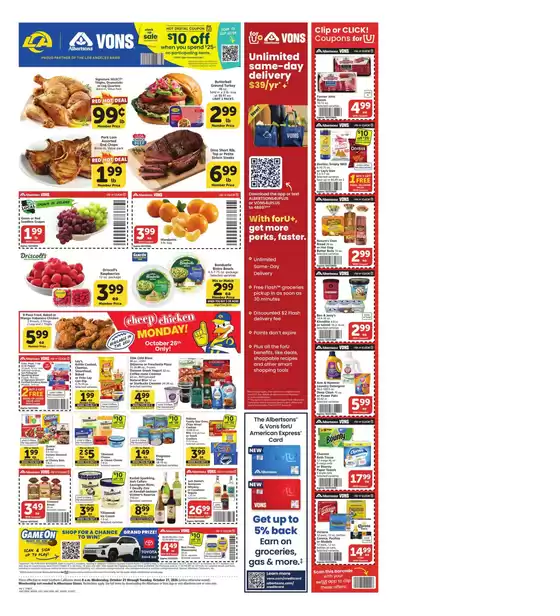 Albertsons catalogue in Irvine CA | Great discounts on selected products | 2026-10-21T00:00:00.000Z - 2026-10-27T00:00:00.000Z