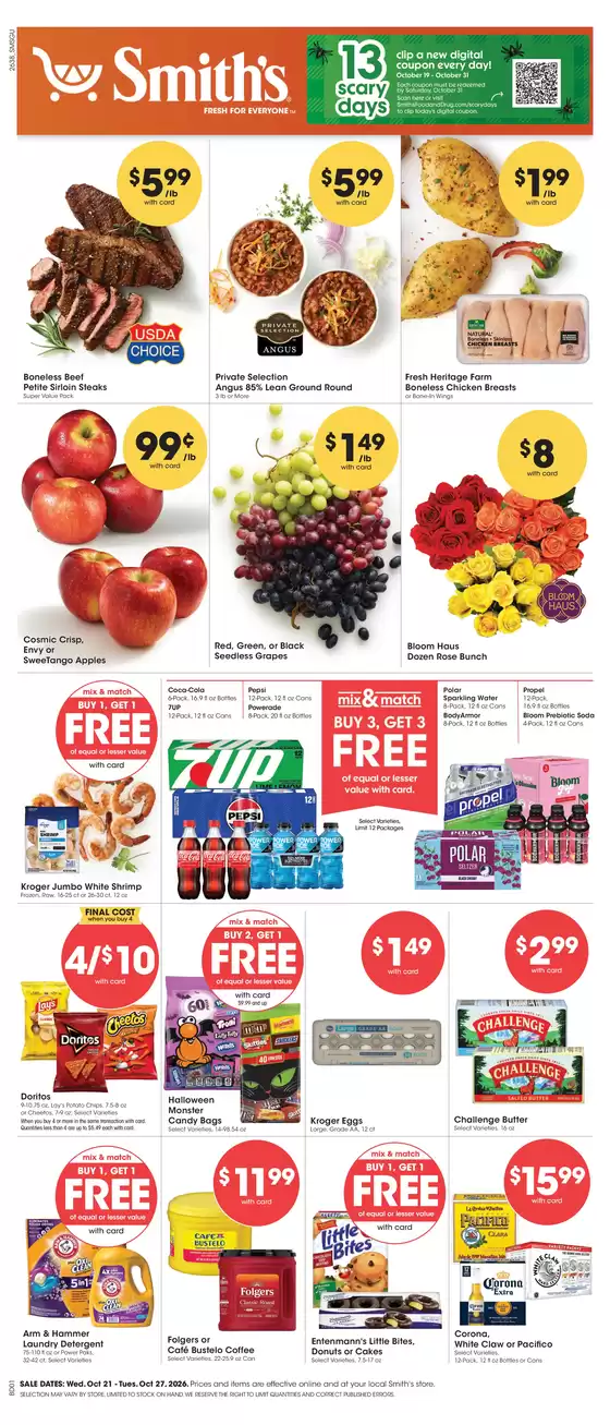 Smith's catalogue | Great offer for all customers | 2026-10-21T00:00:00.000Z - 2026-10-27T00:00:00.000Z