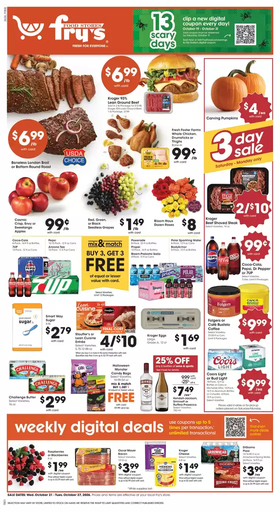 Fry's catalogue | Weekly Ad | 2026-10-21T00:00:00.000Z - 2026-10-27T00:00:00.000Z