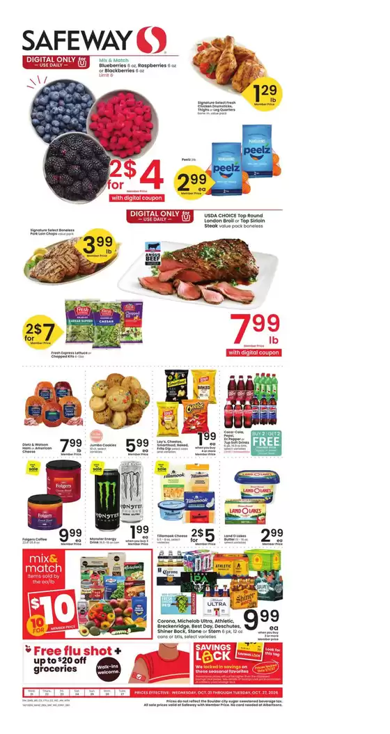 Safeway catalogue | Attractive special offers for everyone | 2026-10-21T00:00:00.000Z - 2026-10-27T00:00:00.000Z