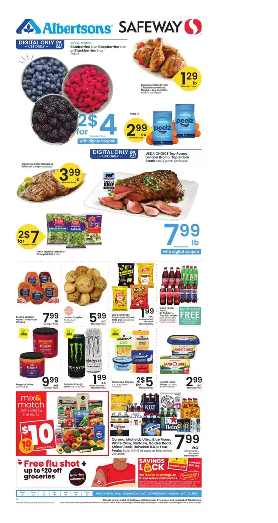 Safeway catalogue | Top offers for smart savers | 2026-10-21T00:00:00.000Z - 2026-10-27T00:00:00.000Z