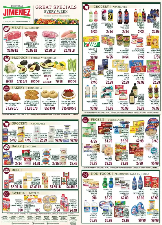 Carnicerias Jimenez catalogue | Carnicerias Jimenez Sales | 2026-10-21T00:00:00.000Z - 2026-10-27T00:00:00.000Z