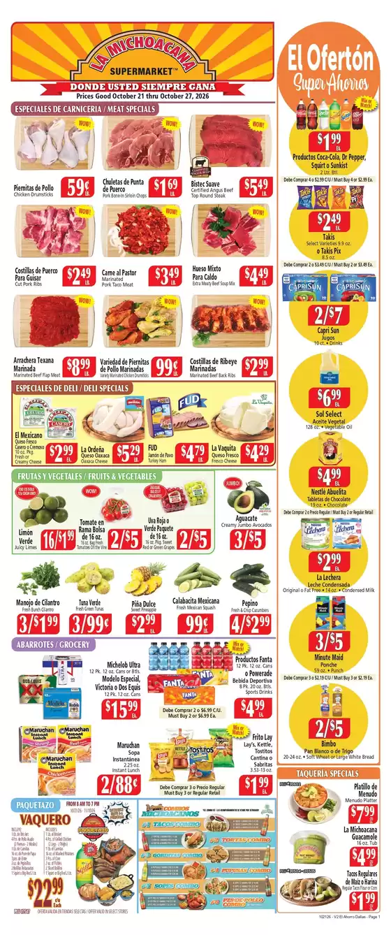 El Ahorro catalogue | Offers for bargain hunters | 2026-10-21T00:00:00.000Z - 2026-10-27T00:00:00.000Z