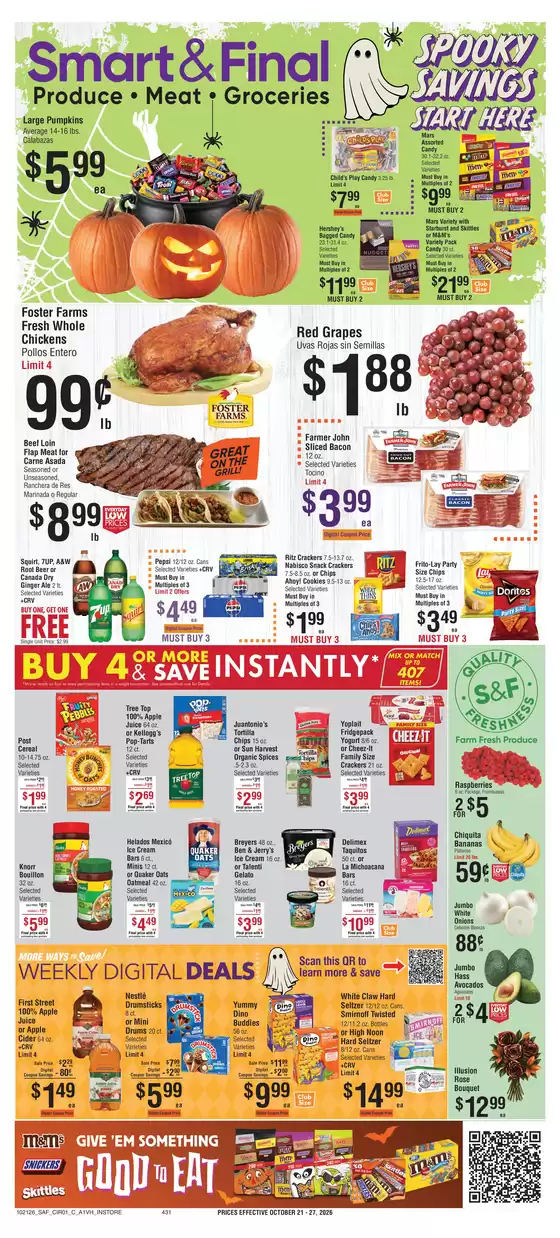 Smart & Final catalogue in Glendale CA | Exclusive bargains | 2026-10-21T00:00:00.000Z - 2026-10-22T00:00:00.000Z