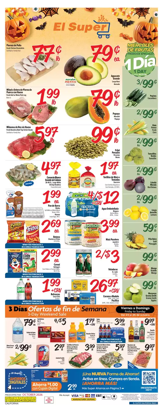 El Super catalogue in Glendale CA | Great offer for all customers | 2026-10-21T00:00:00.000Z - 2026-10-27T00:00:00.000Z