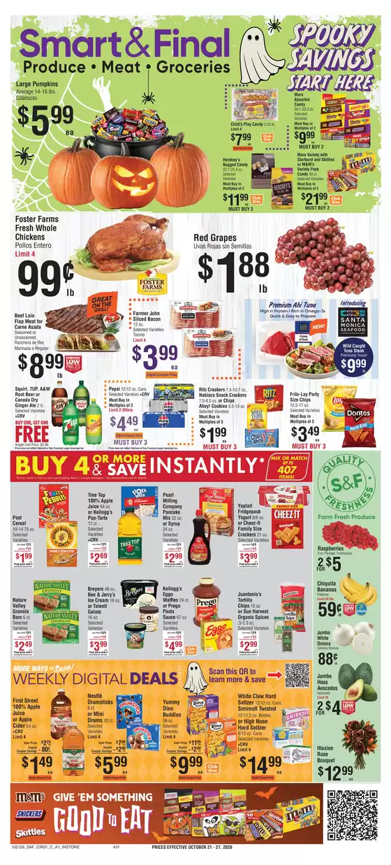 Smart & Final catalogue in Glendale CA | Weekly Ad Savings (10/21/2026 - 10/27/2026) | 2026-10-21T00:00:00.000Z - 2026-10-22T00:00:00.000Z
