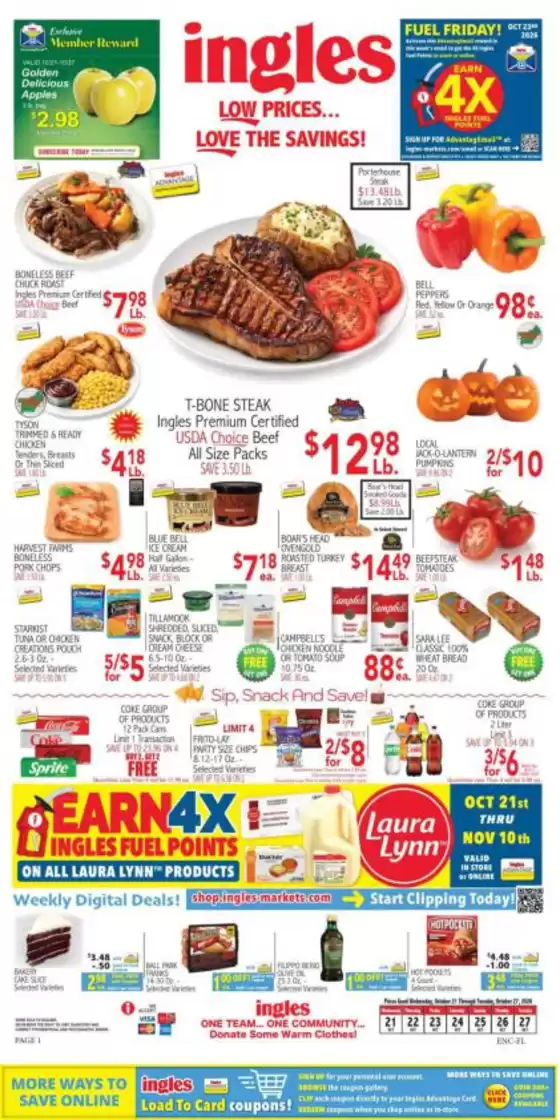 Ingles Markets catalogue | Top deals and discounts | 2026-10-21T00:00:00.000Z - 2026-11-10T00:00:00.000Z